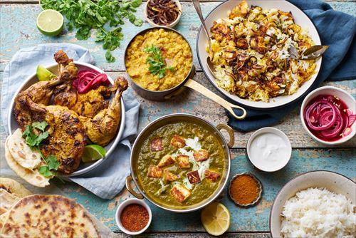 インド料理のディナー