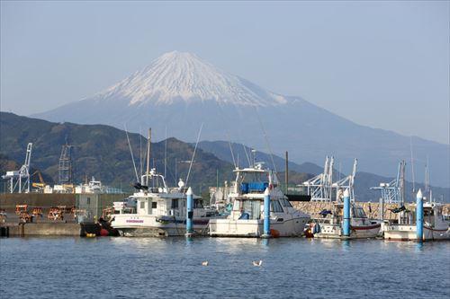 富士山と清水港