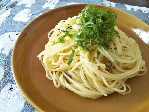 「大葉の梅風味パスタ」