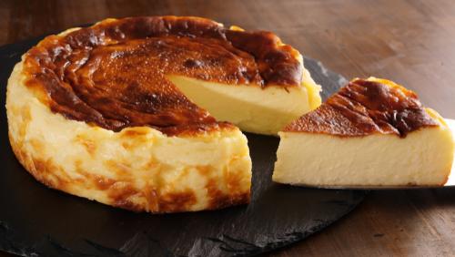 バスク風のチーズケーキ