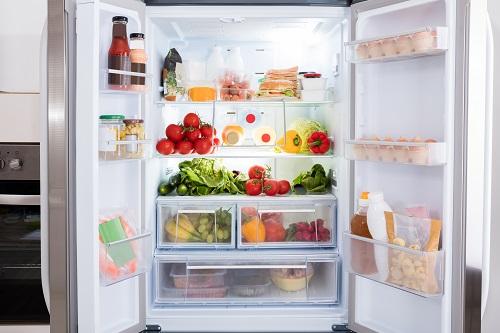 果物と野菜の冷蔵庫