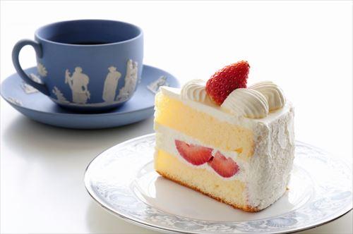 コーヒーとショートケーキ