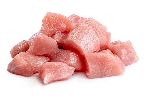 鶏胸肉を柔らかくする切り方2：一口大に切る場合