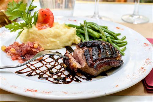 フランス料理鴨肉