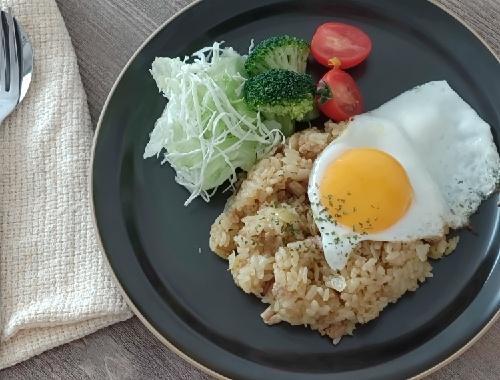 ドライカレー風混ぜごはん