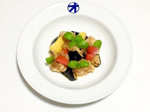 「鶏肉のイタリア風揚げ浸し」