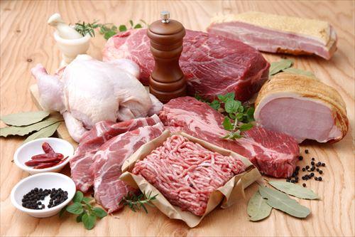 様々な種類の肉