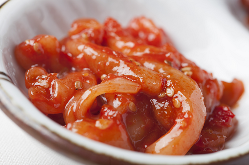 チャンジャとは 韓国発祥の美味しい珍味の食べ方などを紹介 食 料理 オリーブオイルをひとまわし