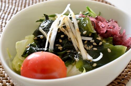 チョレギサラダを焼肉屋の味に仕上げるコツ 食 料理 オリーブオイルをひとまわし