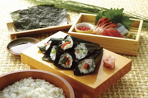 手巻き寿司パーティーのカロリーやネタを紹介！なぜ酢飯を使う？