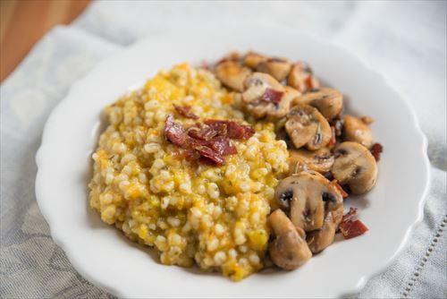 もち麦リゾットはスープジャーでも作れる！プチプチ食感が楽しい！