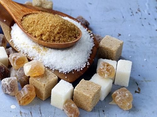 角砂糖などいろいろな「甘味料」の写真