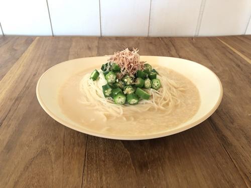 おくらのねばとろ素麺