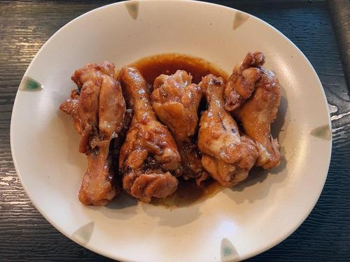 鶏手羽元の照り焼きチキン