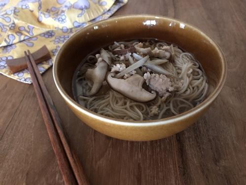 鶏ごぼうにゅうめん