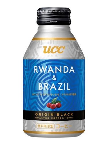UCC ORIGIN BLACK ルワンダ ＆ ブラジル リキャップ缶275g