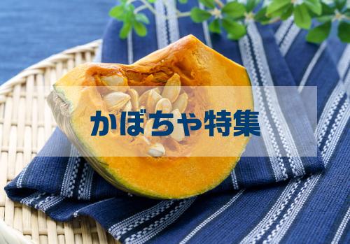 今が食べごろ！かぼちゃ特集