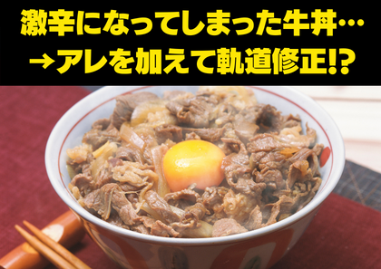 家族のために作った牛丼に…アレを間違えて