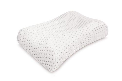 白い低反発枕の写真