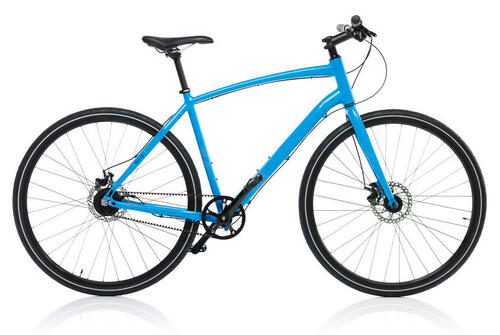 青い自転車の写真