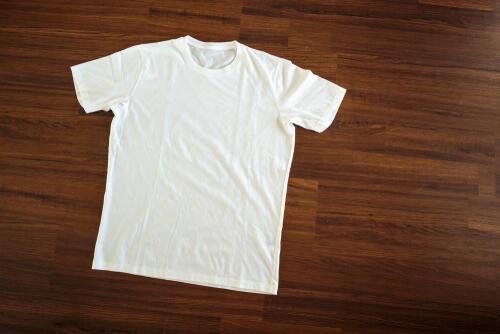 白い半袖Tシャツの写真