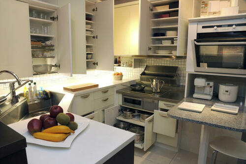 基本のキッチン収納術 調味料や食品の収納場所は 家事 オリーブオイルをひとまわし
