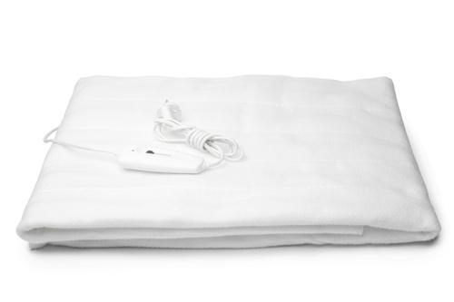 白い電気毛布の写真