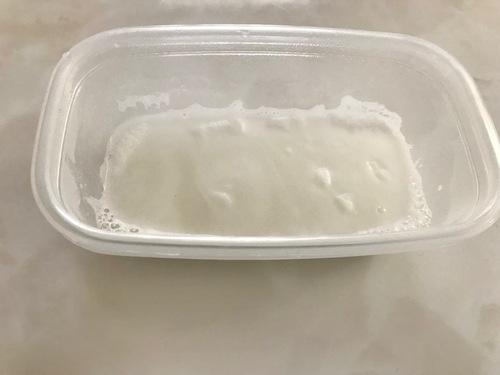 レンジで加熱します