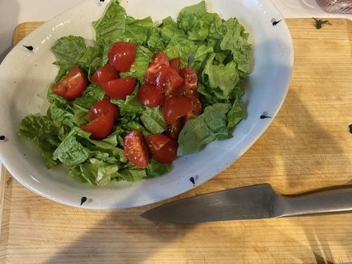 野菜をちぎる・切る