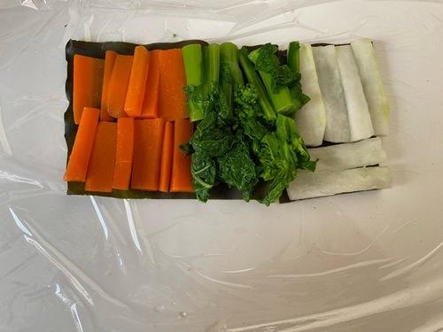 昆布で挟む