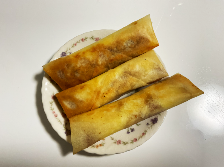 くるくる巻いたら、揚げ焼きに