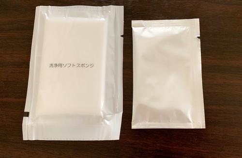 スポンジと洗浄液のセット