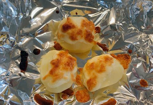 トースターで焼いたら完成
