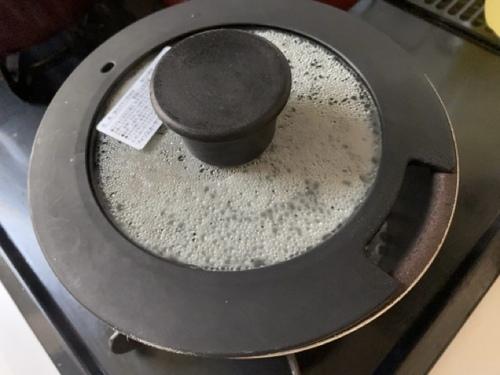 ゆで卵を作っていく