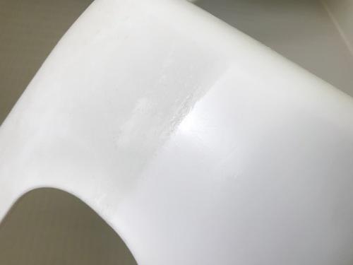 汚れの落ち具合を確認