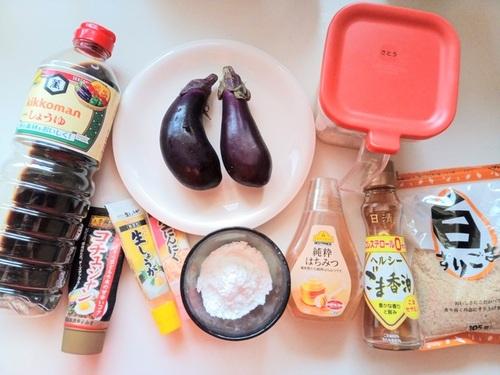 「ヤンニョムなす」の材料