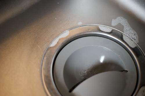 キッチンシンクの排水口