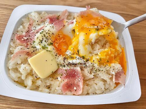 濃厚!カルボ飯の完成
