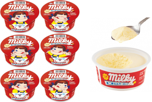 あのミルキーがアイスになった 新商品 不二家ミルキーカップ をチェック ニュース オリーブオイルをひとまわし