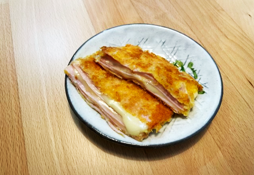 悪魔のミルフィーユチーズハムカツを作る