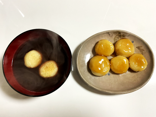 豆腐でみたらし団子