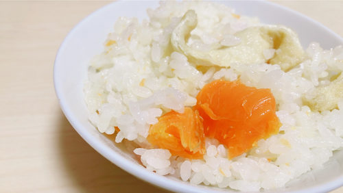 人参丸ごと炊き込みご飯の作り方