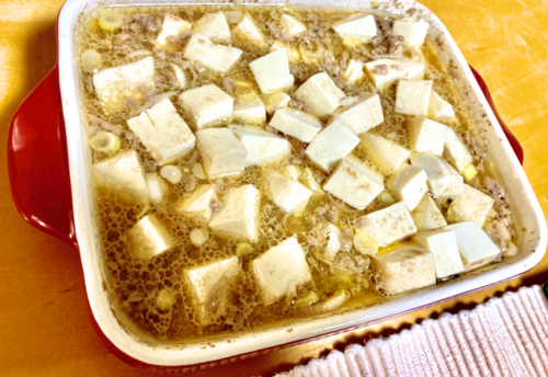 電子レンジで麻婆豆腐
