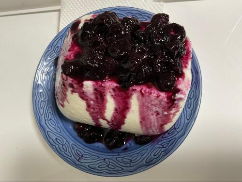 レアチーズケーキを作る
