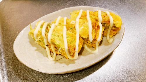 ネギ卵焼き
