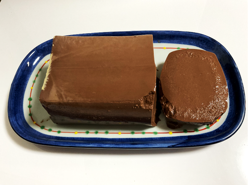 牛乳パックでチョコプリン