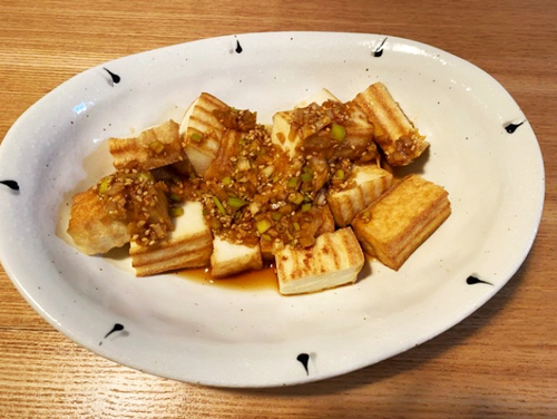 よだれ厚揚げ豆腐を作る