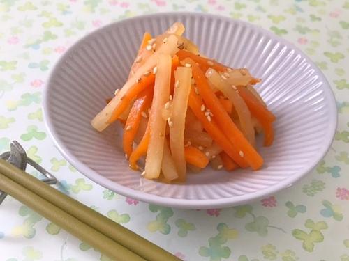 大根とにんじんの絶品きんぴら