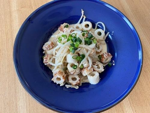ちくわともやしの胡麻だれ和え