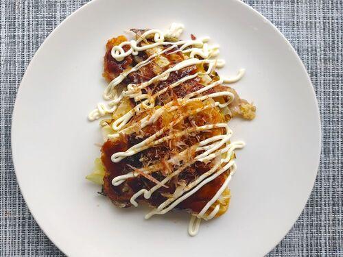 長芋のお好み焼き